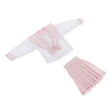 Maxbell 1/6 Scale Doll School Uniform Clothes for 12inch Girl Dolls Suit Pink