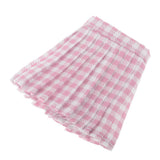Maxbell 1/6 Doll Accessories Clothes for 12inch Dolls Skirt Pink Plaid