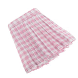 Maxbell 1/6 Doll Accessories Clothes for 12inch Dolls Skirt Pink Plaid