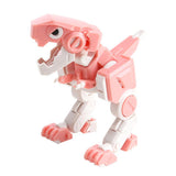 Maxbell Deformed cube dinosaur Kids Toy Playset Pink