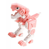 Maxbell Deformed cube dinosaur Kids Toy Playset Pink