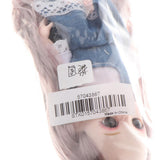 Maxbell 16cm 13 Joints Doll Dress Up White Skin Doll Gray Curly Hair