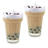 Maxbell 2pcs 1:12 Dollhouse Miniature Milkshake Pearl Milk Tea Accessories Model Toy