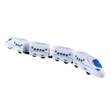 Maxbell Kids Electric Flash Music Universal High Speed Harmonious Train Model Toy