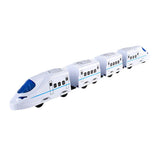 Maxbell Kids Electric Flash Music Universal High Speed Harmonious Train Model Toy