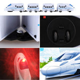 Maxbell Kids Electric Flash Music Universal High Speed Harmonious Train Model Toy