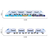 Maxbell Kids Electric Flash Music Universal High Speed Harmonious Train Model Toy
