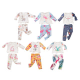 Maxbell Doll Pajamas Top Pants Clothes for American 18inch Dress up vicuna