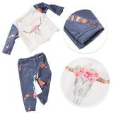Maxbell Doll Pajamas Top Pants Clothes for American 18inch Dress up antelope