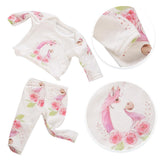 Maxbell Doll Pajamas Top Pants Clothes for American 18inch Dress up horse