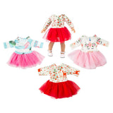 Maxbell Handmade Clothes Dress and Headwear for 18inch Girl Doll Outfits Pink flower