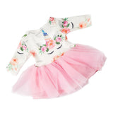 Maxbell Handmade Clothes Dress and Headwear for 18inch Girl Doll Outfits Pink flower
