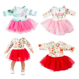 Maxbell Handmade Clothes Dress and Headwear for 18inch Girl Doll Outfits Pink flower