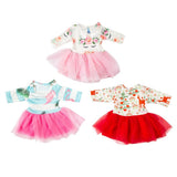 Maxbell Handmade Clothes Dress and Headwear for 18inch Girl Doll Outfits Pink flower