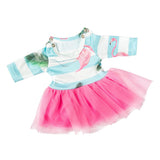 Maxbell Handmade Clothes Dress and Headwear for 18inch Girl Doll Outfits flamingo