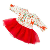 Maxbell Handmade Clothes Dress and Headwear for 18inch Girl Doll Outfits Deer