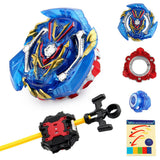 Maxbell Burst Right Spinning Top with with 4D Launcher Starter Grip Playset B-134
