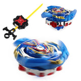 Maxbell Burst Right Spinning Top with with 4D Launcher Starter Grip Playset B-134