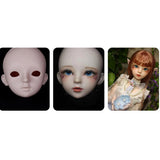 Maxbell 1/3 BJD Doll Head Mold without Make up DIY Dolls Body Parts Accessories