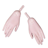 Maxbell 1/3 BJD Doll Hand Mold Set DIY Making Doll Accessory Pink White Skin S2