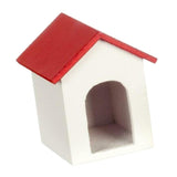 Maxbell 1/12 Dolls House Dog Kennel Miniature Dollhouse Garden Decoration Accessory