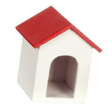 Maxbell 1/12 Dolls House Dog Kennel Miniature Dollhouse Garden Decoration Accessory