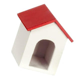 Maxbell 1/12 Dolls House Dog Kennel Miniature Dollhouse Garden Decoration Accessory