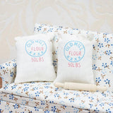 Maxbell 1/12 Dollhouse Miniature Two Bags Flour And Rolling Pin Toy for Kitchen