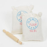 Maxbell 1/12 Dollhouse Miniature Two Bags Flour And Rolling Pin Toy for Kitchen