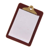 Maxbell 1:12 Mini Dollhouse Miniature Accessories Clipboard with Real Paper Attached