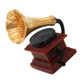 Maxbell 1/12 Dollhouse Miniature Vintage Phonograph Model for Any Room Accessory