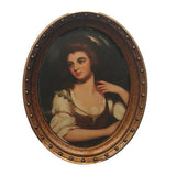 Maxbell Miniatures Oval Picture Photo Frame for 1/12 Dollhouse Decorations Style 2