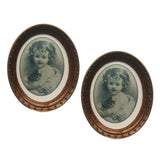 Maxbell Miniatures Oval Picture Photo Frame for 1/12 Dollhouse Decorations Style 4