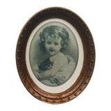 Maxbell Miniatures Oval Picture Photo Frame for 1/12 Dollhouse Decorations Style 4