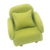 Maxbell 1:12 Dollhouse Miniature Furniture Sofa Armchair Couch Decor Toy Green