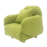 Maxbell 1:12 Dollhouse Miniature Furniture Sofa Armchair Couch Decor Toy Green