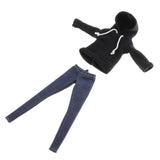 Maxbell BJD Dolls Hoodie and Jeans Pants for 1/6 Blythe Doll Dress Up Outfits Accs