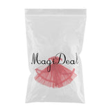 Maxbell BJD Dolls Strapless Dress for 1/6 Blythe Doll Dress Up Outfits Accs Red