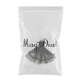 Maxbell BJD Dolls Strapless Dress for 1/6 Blythe Doll Dress Up Outfits Accs Black