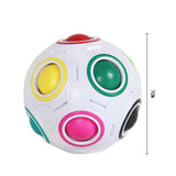 Maxbell Puzzle Magic Rainbow Ball Decompression Football Cube Toy Gift Educational