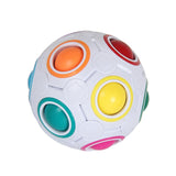 Maxbell Puzzle Magic Rainbow Ball Decompression Football Cube Toy Gift Educational