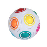 Maxbell Puzzle Magic Rainbow Ball Decompression Football Cube Toy Gift Educational