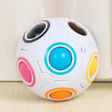 Maxbell Puzzle Magic Rainbow Ball Decompression Football Cube Toy Gift Educational