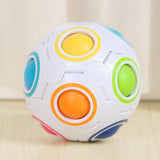 Maxbell Puzzle Magic Rainbow Ball Decompression Football Cube Toy Gift Educational