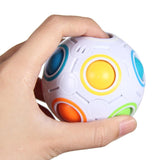 Maxbell Puzzle Magic Rainbow Ball Decompression Football Cube Toy Gift Educational