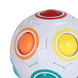 Maxbell Puzzle Magic Rainbow Ball Decompression Football Cube Toy Gift Educational