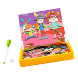 Maxbell Cartoon Magnetic Puzzles Kids Toddler Intellectual Toys Gifts The Four Seasons