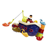 Maxbell Outdoor Bath And Water Playing Toy Multi-functional Fishing Boat for Kids