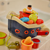 Maxbell Outdoor Bath And Water Playing Toy Multi-functional Fishing Boat for Kids