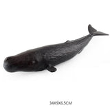 Maxbell Realistic Whale Animal Model Education Soft Figure Kids Toy Sperm Whale